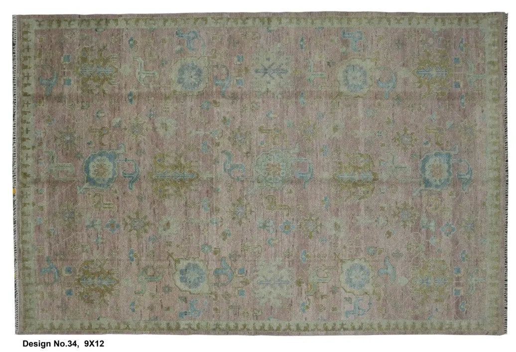 Hand knotted Indian Modern Rug 9'0" x 12'0" ABC Rugs Kilims
